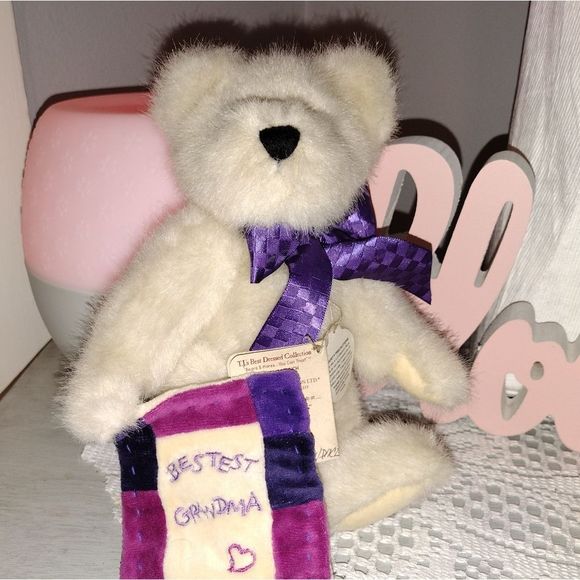 Boyds Bear/G.P. Hugabunch/Tags/ 8 inch/Retired/Stuffed Bear/Bestest Grandma - Picture 5 of 5